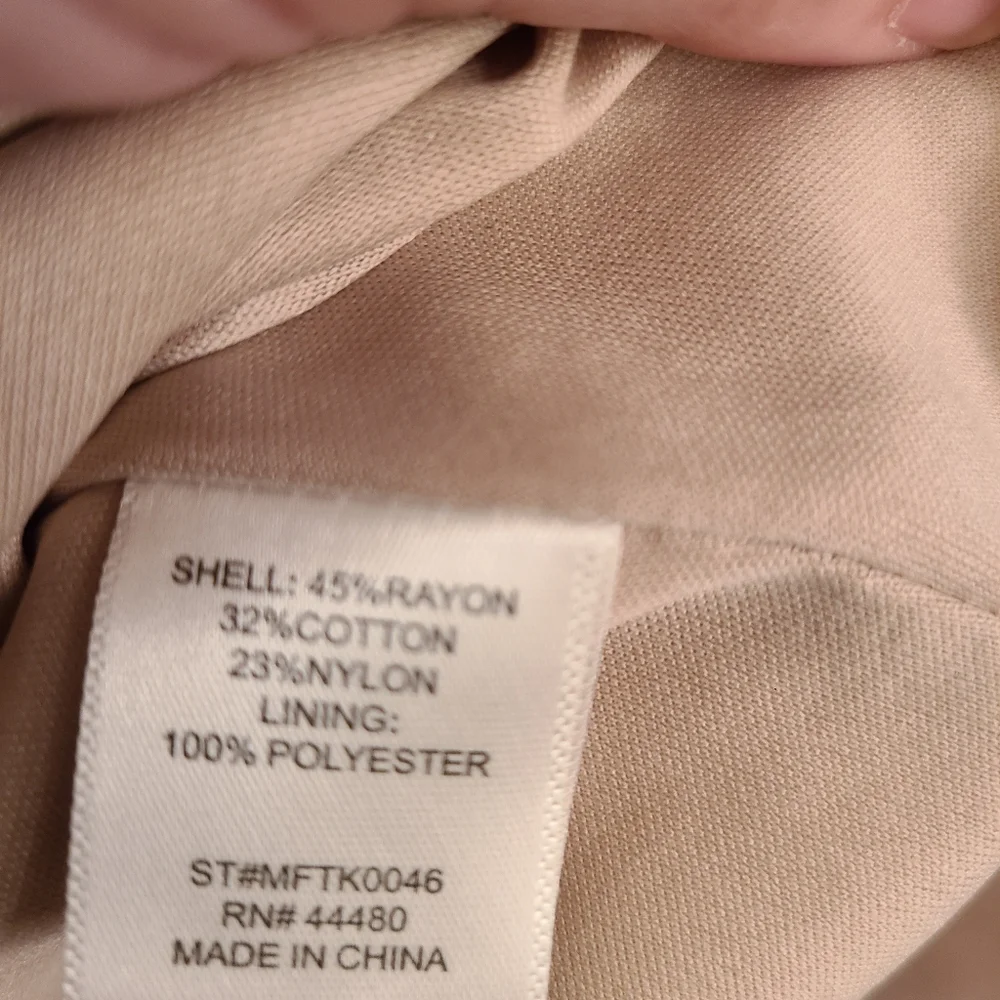 Love,fire blouse size S cream/tan - Picture 5 of 13